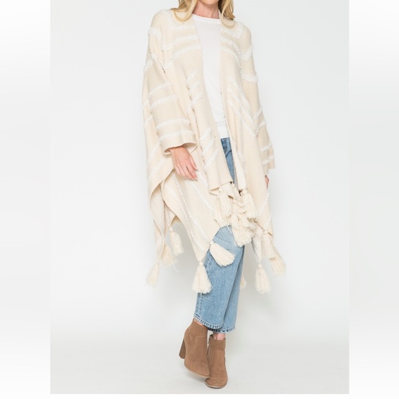 ShopEvelynne Sweaters - 07 Fabulous Boho Sweater Fringe Kimono
